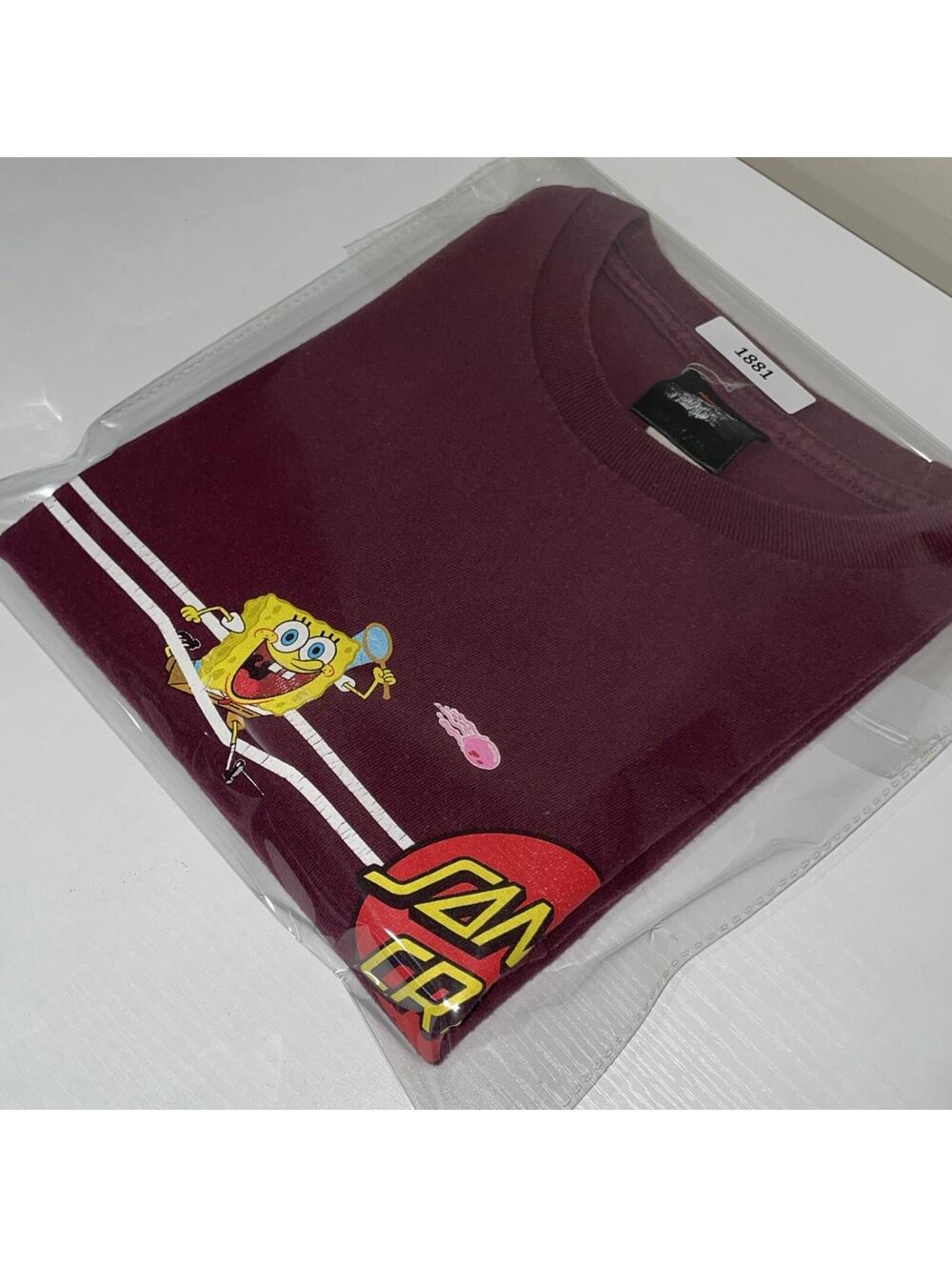 Santa Cruz x SpongeBob Nickelodeon Tee T Shirt Skater Skateboarder Tillys Mens M - Picture 7 of 10